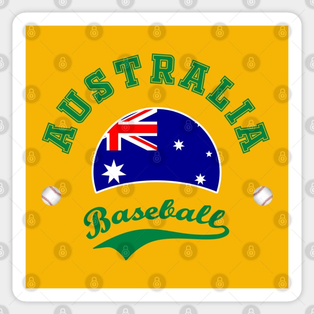 Australia Baseball Team Sticker by CulturedVisuals